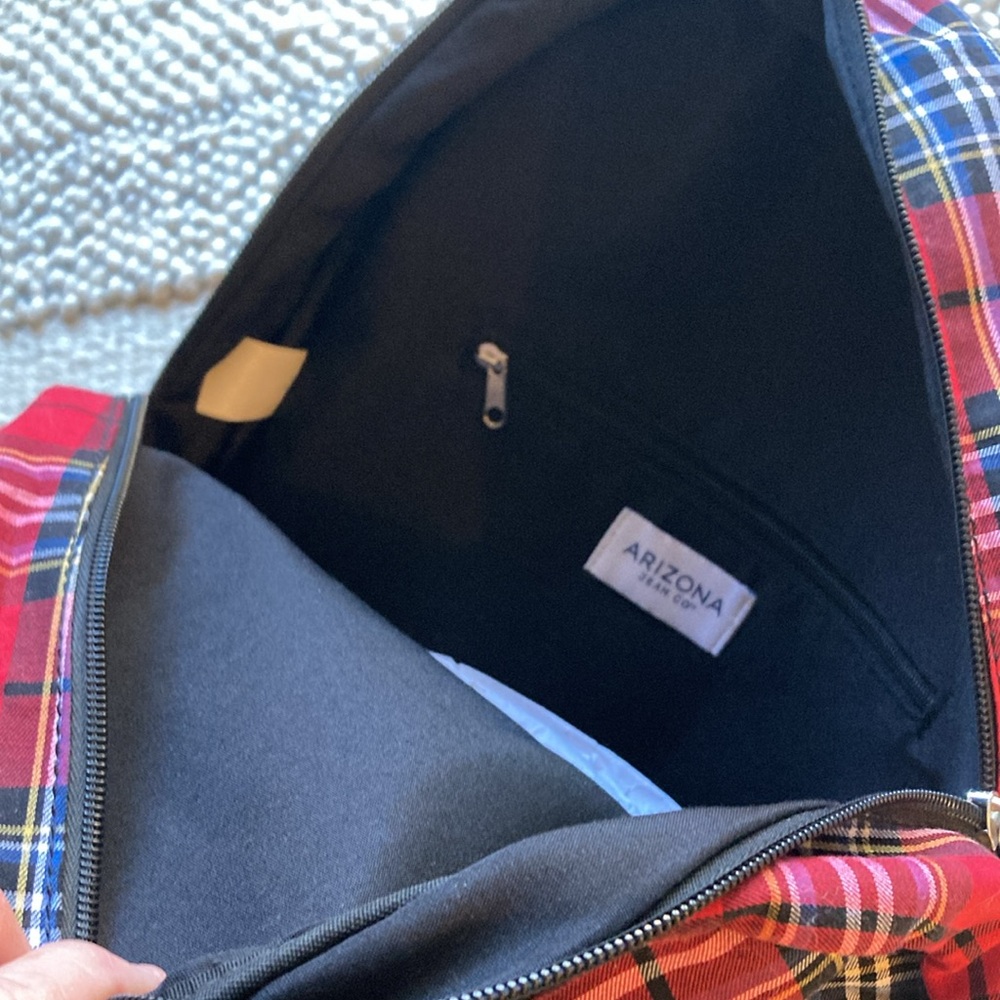 Arizona Plaid Backpack - Picture 3 of 3